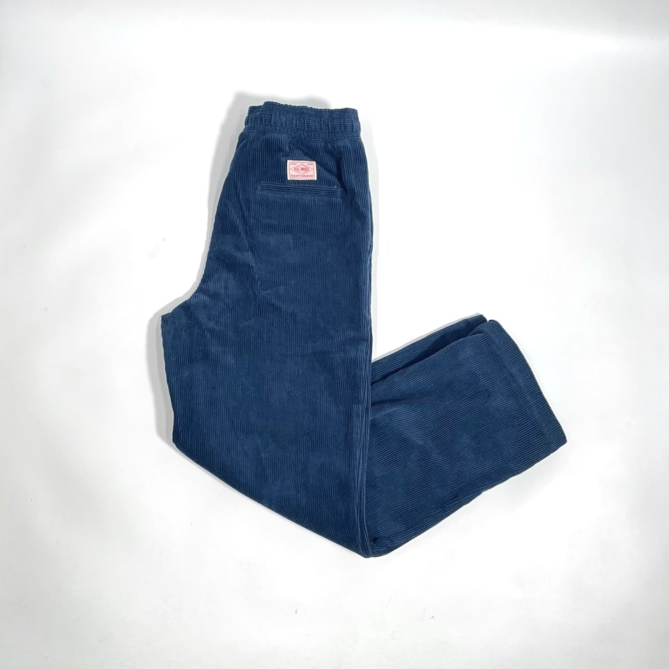 【Men's】BIG MIKE | ビッグマイク Corduroy Easy Pants - BLUE GRAY