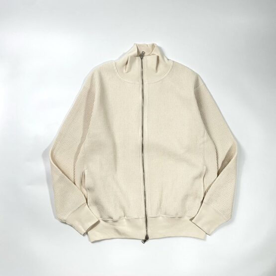 【Men's】*A VONTADE | アボンタージ　Big Waffle Drivers Zip Cardigan - NATURAL [VTD-0601-CS]