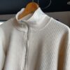 【Men's】*A VONTADE | アボンタージ　Big Waffle Drivers Zip Cardigan - NATURAL [VTD-0601-CS] - 画像 (3)