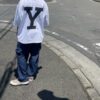 【Men's】The BOOK STORE | ザ・ブックストア　YALE Back Logo SS Tee - WHITE - 画像 (2)