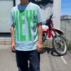 【Unisex】free rage | フリーレイジ　Rycycle Cotton Tee “HEY! YOU” - SAX - 画像 (3)
