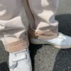 【Unisex】MADE by sunny side up. | メイド バイ サニーサイドアップ　Re Tarpered Duck Pants - BEIGE / SIZE 4 [SR-193-005] - 画像 (10)