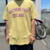 【Unisex】free rage | フリーレイジ　Rycycle Cotton Tee “OCEANSIDE PARK” - YELLOW - 画像 (3)