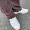 【Unisex】MADE by sunny side up. | メイド バイ サニーサイドアップ　Re Tarpered Duck Pants - BROWN / SIZE 4 [SR-193-005] - 画像 (9)