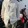 【Men's】patagonia | パタゴニア　Men's L/S Self Guided Sun Shirt - NORTH FORK : CRISP GREY [41825] - 画像 (3)