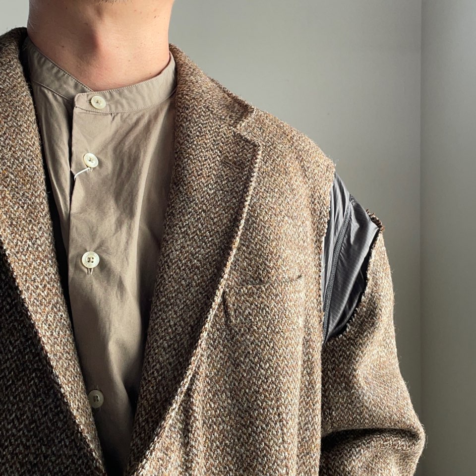 rebuild by needles  tweed jacket