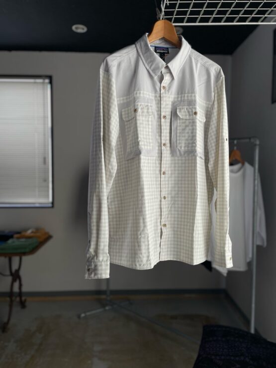 【Men's】patagonia | パタゴニア　Men's L/S Self Guided Sun Shirt - NORTH FORK : CRISP GREY [41825]