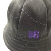 【Unisex】NEEDLES | ニードルス　NEEDLES × DC SHOE Bermuda Hat〈Poly Smooth/Printed〉- BLACK [MR610] - 画像 (3)