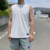 【Unisex】FRANK&MORRIS | フランクアンドモリス　F&M Mesh Sleeveless - LG ライトグレー [FM-012] - 画像 (8)