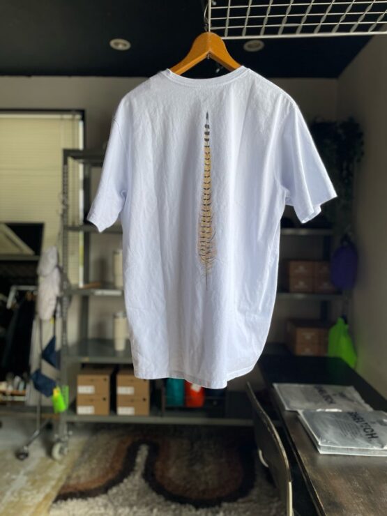 【Men's】patagonia | パタゴニア　Men's Take a Stand Responsibili-Tee - PHEASANT TAIL : WHITE