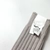 【Unisex】decka Quality Socks | デカ クオリティーソックス　Cased Heavyweight Plain Socks - SILVER - 画像 (3)