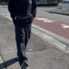 【Unisex】melple | メイプル　melple×SALVAGE PUBLIC Thank you Hoodie - BLACK - 画像 (4)