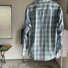 【Men's】BIG MIKE | ビッグマイク　Rayon Mix Ombre Check Shirts - MINT × WHITE - 画像 (12)