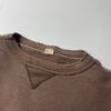 【USED】Unknown　CREW NECK BORO SEWAT SHIRT - BROWN - 画像 (10)