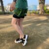【Ladies】STAMP Run&Co | スタンプ ランアンドカンパニー　STAMP Run Skirt - KHAKI × Landscape Shapes - 画像 (4)