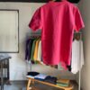 【Unisex】free rage | フリーレイジ　Rycycle Cotton Tee Solid - RED - 画像 (8)