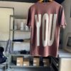 【Unisex】free rage | フリーレイジ　Rycycle Cotton Tee “HEY! YOU” - BROWN - 画像 (11)