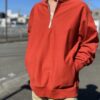 【Men's】*A VONTADE | アボンタージ　Half Zip Stand Collar Sweat - SCARLET - 画像 (3)