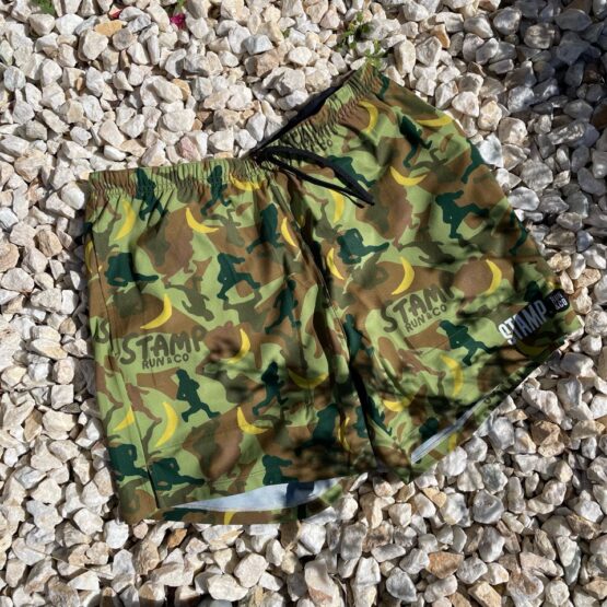 【Men's】STAMP Run&Co | スタンプ ランアンドカンパニー　STAMP 3 Pocket Shorts - BANANA RUNNER CAMO
