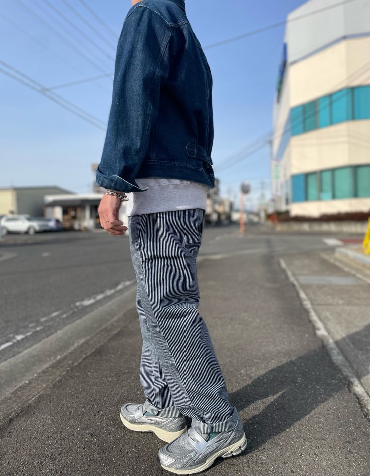 【Men's】BIG MIKE | ビッグマイク Denim Easy Pants - HICKORY - 画像 (6)