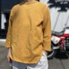 【Unisex】WALLA WALLA SPORT | ワラワラスポーツ　3/4 Baseball Tee - MUSTARD - 画像 (4)