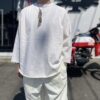 【Unisex】WALLA WALLA SPORT | ワラワラスポーツ　3/4 Baseball Tee - IVORY - 画像 (3)
