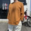 【Unisex】WALLA WALLA SPORT | ワラワラスポーツ　3/4 Baseball Tee - TABACO - 画像 (3)