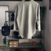 【Unisex】WALLA WALLA SPORT | ワラワラスポーツ　3/4 Baseball Tee - GREY - 画像 (14)