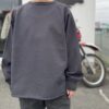 【Unisex】WALLA WALLA SPORT | ワラワラスポーツ　13oz Crew Sweat Shirt  - USED BLACK - 画像 (14)