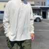 【Men's】BIG MIKE | ビッグマイク　10oz Henry Neck L/S Tee - NATURAL - 画像 (3)