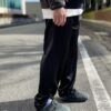 NEEDLES | ニードルズ　Zipped Sweat Pant [C/Pe Bright Jersey] - BLACK [MR308] - 画像 (5)