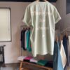 【Unisex】melple | メイプル　melple×SALVAGE PUBLIC Thank you Shortsleeve - SAGE - 画像 (5)