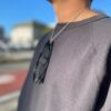 【Unisex】WALLA WALLA SPORT | ワラワラスポーツ　13oz Crew Sweat Shirt  - USED BLACK - 画像 (4)