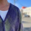 【Unisex】NEEDLES | ニードルズ　Mohair Cardigan - ARGYLE [NS278] - 画像 (4)