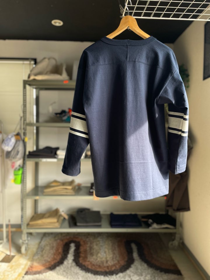 【Men's】*A VONTADE | アボンタージ 7.5oz FootBall T-Shirt - DK.NAVY - 画像 (14)