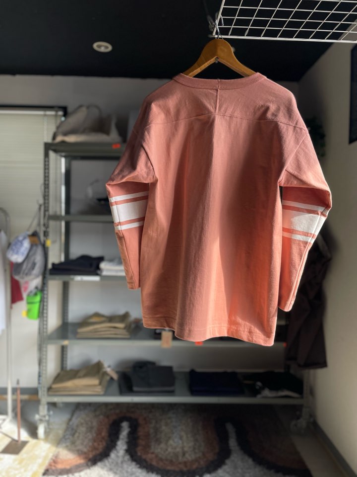 【Men's】*A VONTADE | アボンタージ 7.5oz FootBall T-Shirt - CORAL - 画像 (14)