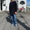【Unisex】armi | アーミィ　『残布』Zan;p LONG_OVER - BLACK - 画像 (8)
