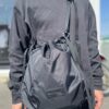 【Unisex】BAICYCLON by bagjack | バイシクロン バイ バッグジャック　Drawstring Bag Small - BLACK [BCL-47] - 画像 (3)