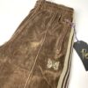 NEEDLES | ニードルズ　Narrow Track Pant [C/Pe Velour] - BROWN [LQ236] - 画像 (7)