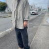 【Men's】BURLAP OUTFITTER | バーラップアウトフィッター　L/S B.B. Shirt Solid - BRINDLE - 画像 (4)