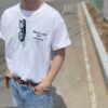 【Unisex】melple | メイプル　melple×SALVAGE PUBLIC Thank you Shortsleeve - WHITE - 画像 (12)