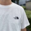 【Men's】THE NORTH FACE | ザ・ノースフェイス　S/S Run Mesh Half Dome Tee - GS グレイッシュホワイト [NT32471] - 画像 (4)