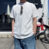 【Unisex】free rage | フリーレイジ　Rycycle Cotton Tee Solid - WHITE - 画像 (3)