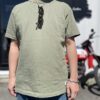 【Unisex】free rage | フリーレイジ　Rycycle Cotton Tee Solid - LEAF - 画像 (3)