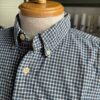 【Used】Abercrombie & Fitch　Gingham Check Shirt - BLUE - 画像 (3)