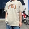【Unisex】free rage | フリーレイジ　Rycycle Cotton Tee "FRU" - SAND - 画像 (3)