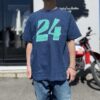 【Unisex】free rage | フリーレイジ　Rycycle Cotton Tee "24" - NAVY - 画像 (3)