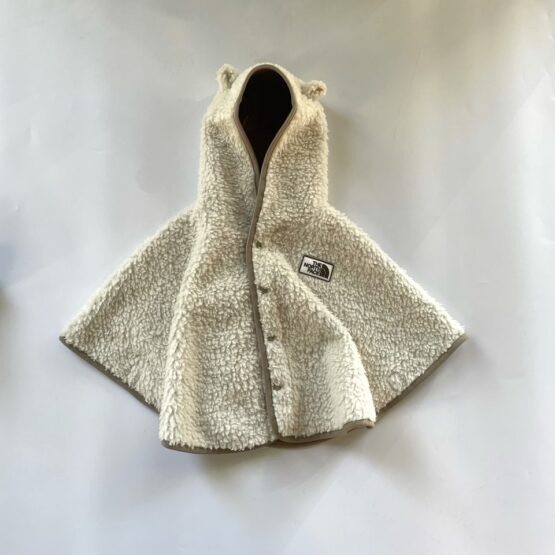 【Kid's】THE NORTH FACE | ザ・ノースフェイス　Baby Cuddle Fleece Poncho - GL グラベル [NAB72402]
