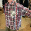 【Unisex】Rebuild by Needles | リビルドバイニードルズ　Flannel Shirt 7Cut Wide Sht - A - 画像 (4)