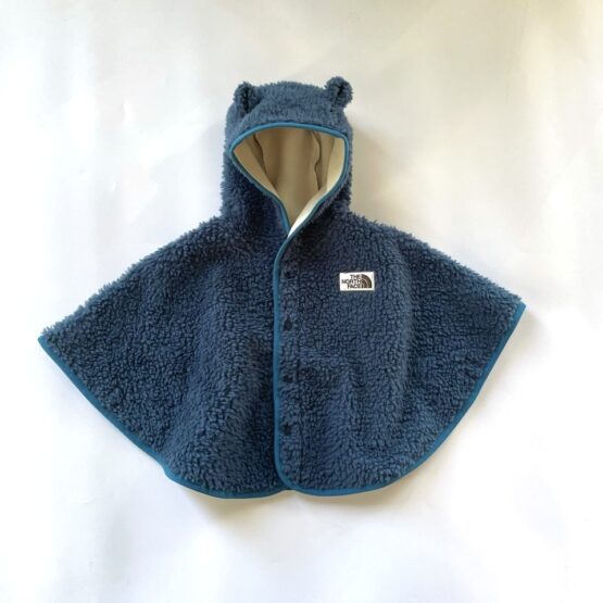 【Kid's】THE NORTH FACE | ザ・ノースフェイス　Baby Cuddle Fleece Poncho - PO ミッドナイトペトロール [NAB72402]